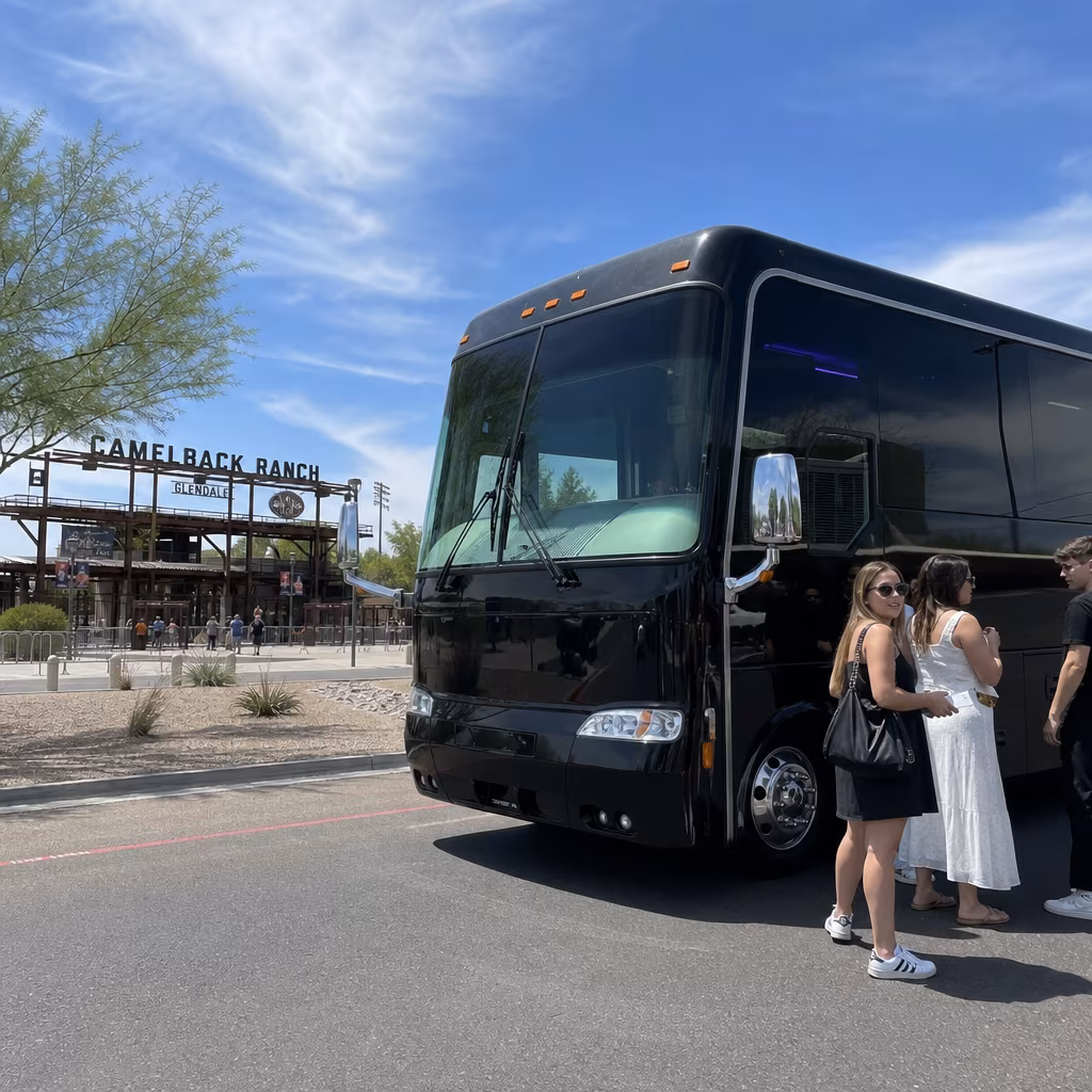Rent a Bus to Camelback Ranch