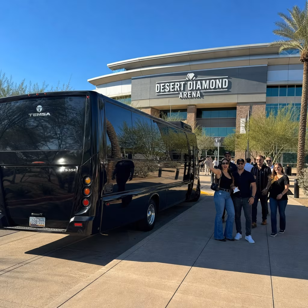 Rent a Bus to Desert Diamond Arena