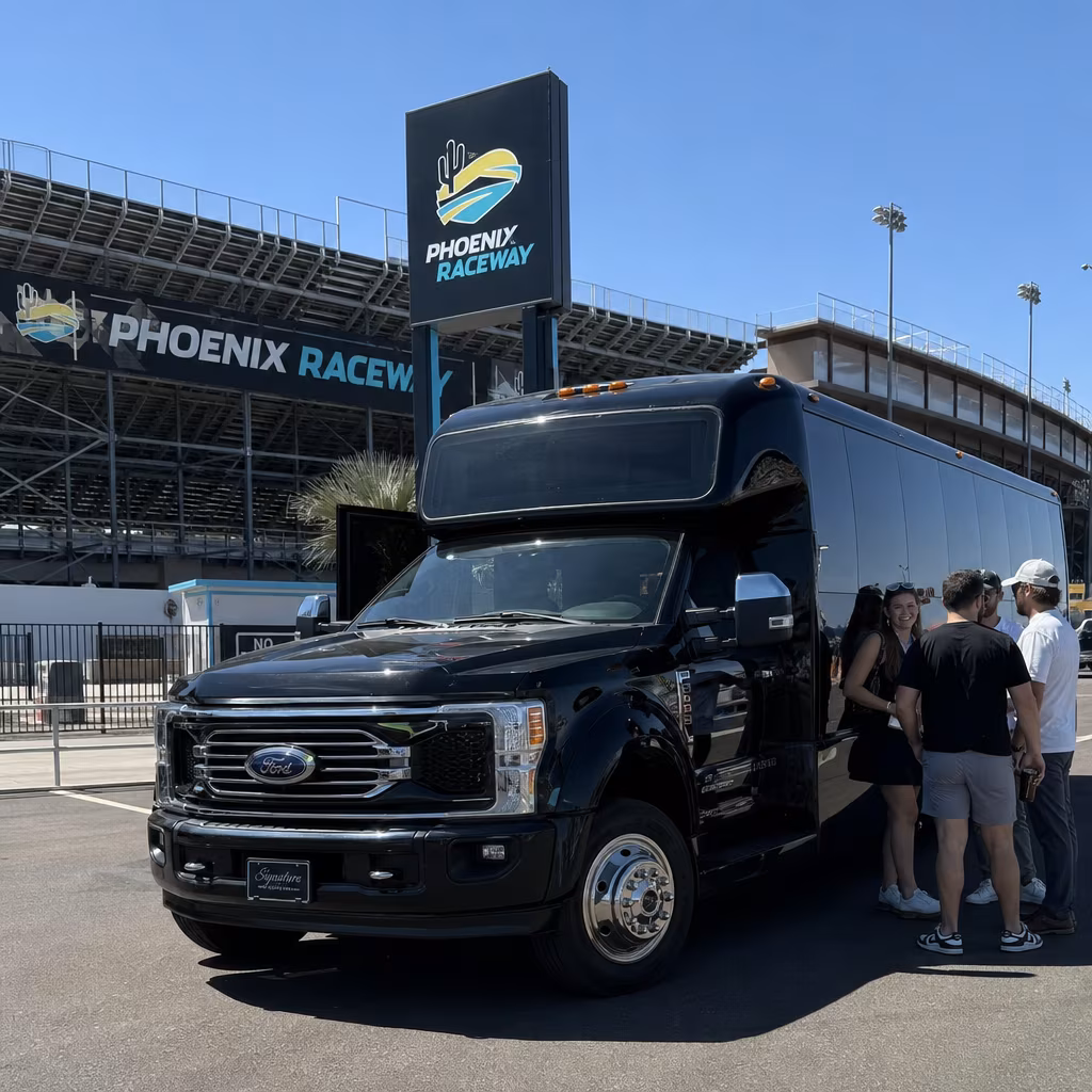 Rent a Bus to Phoenix Raceway
