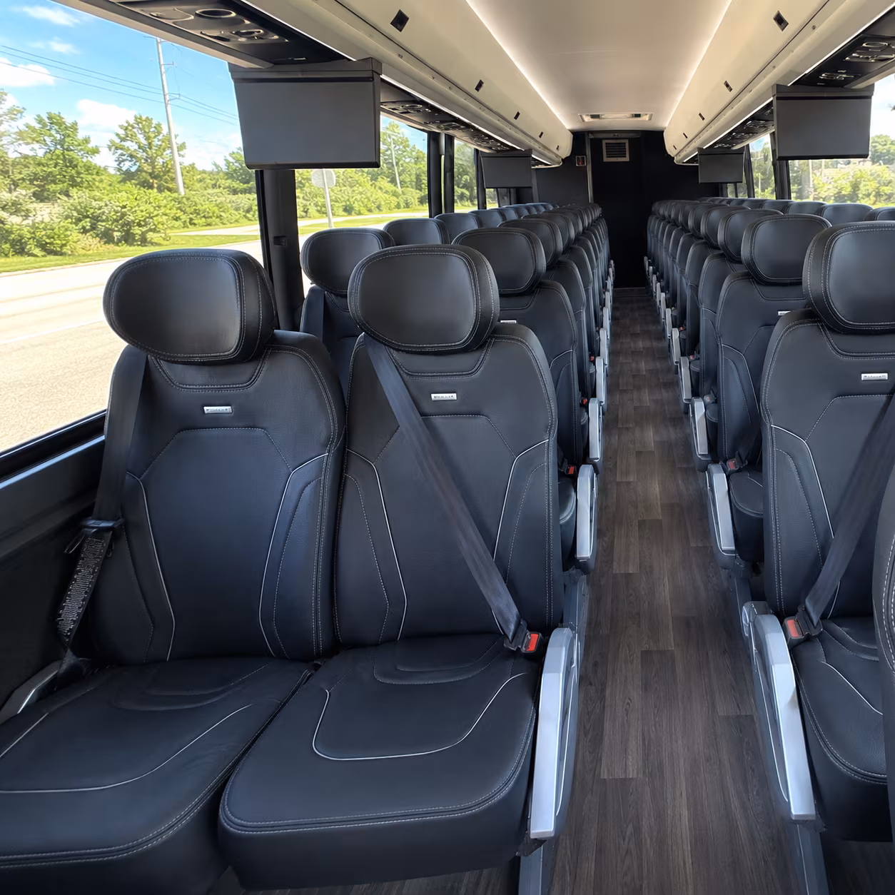 Goodyear Corporate Transportation party bus exterior