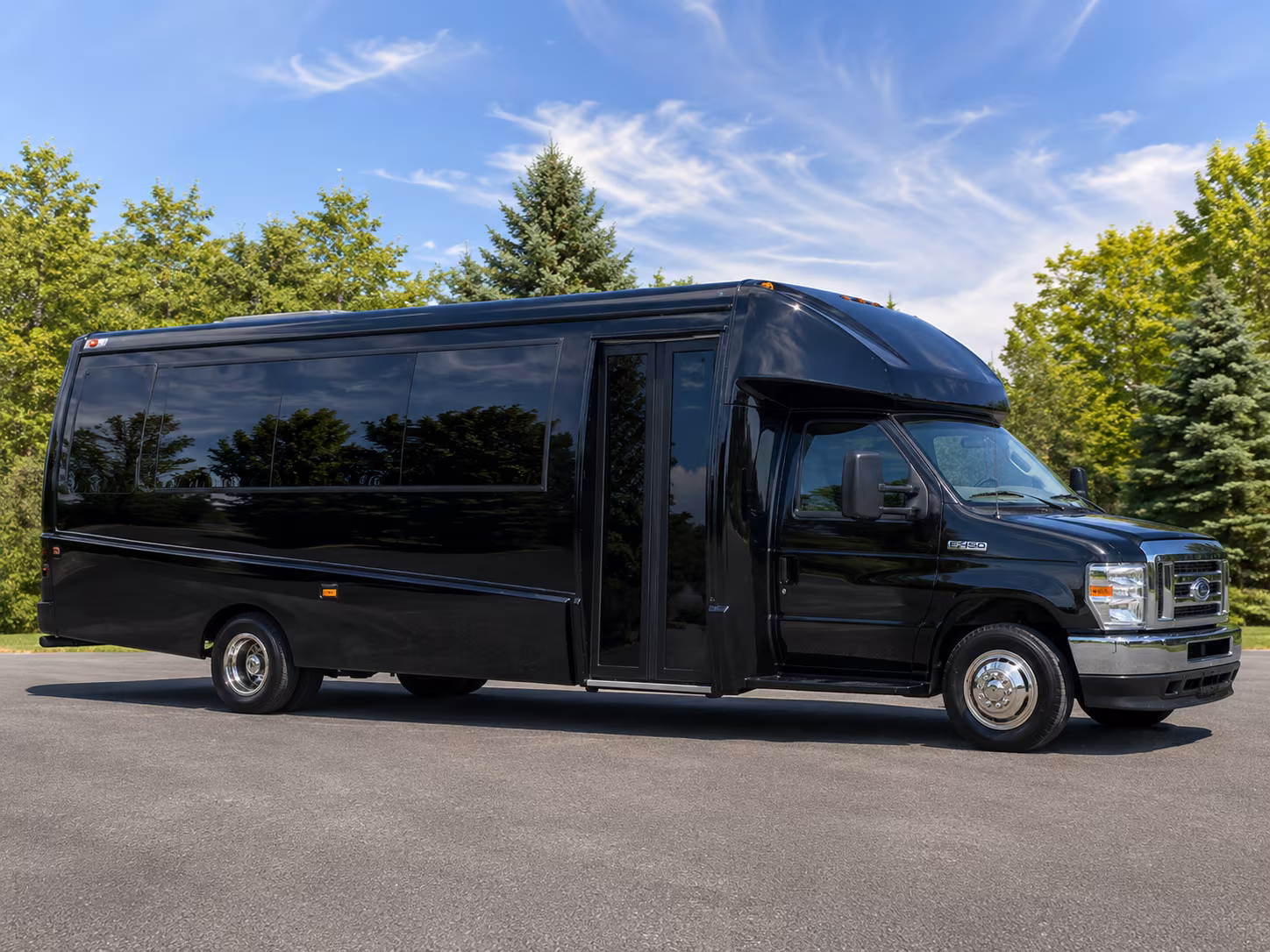Goodyear Corporate Transportation party bus exterior