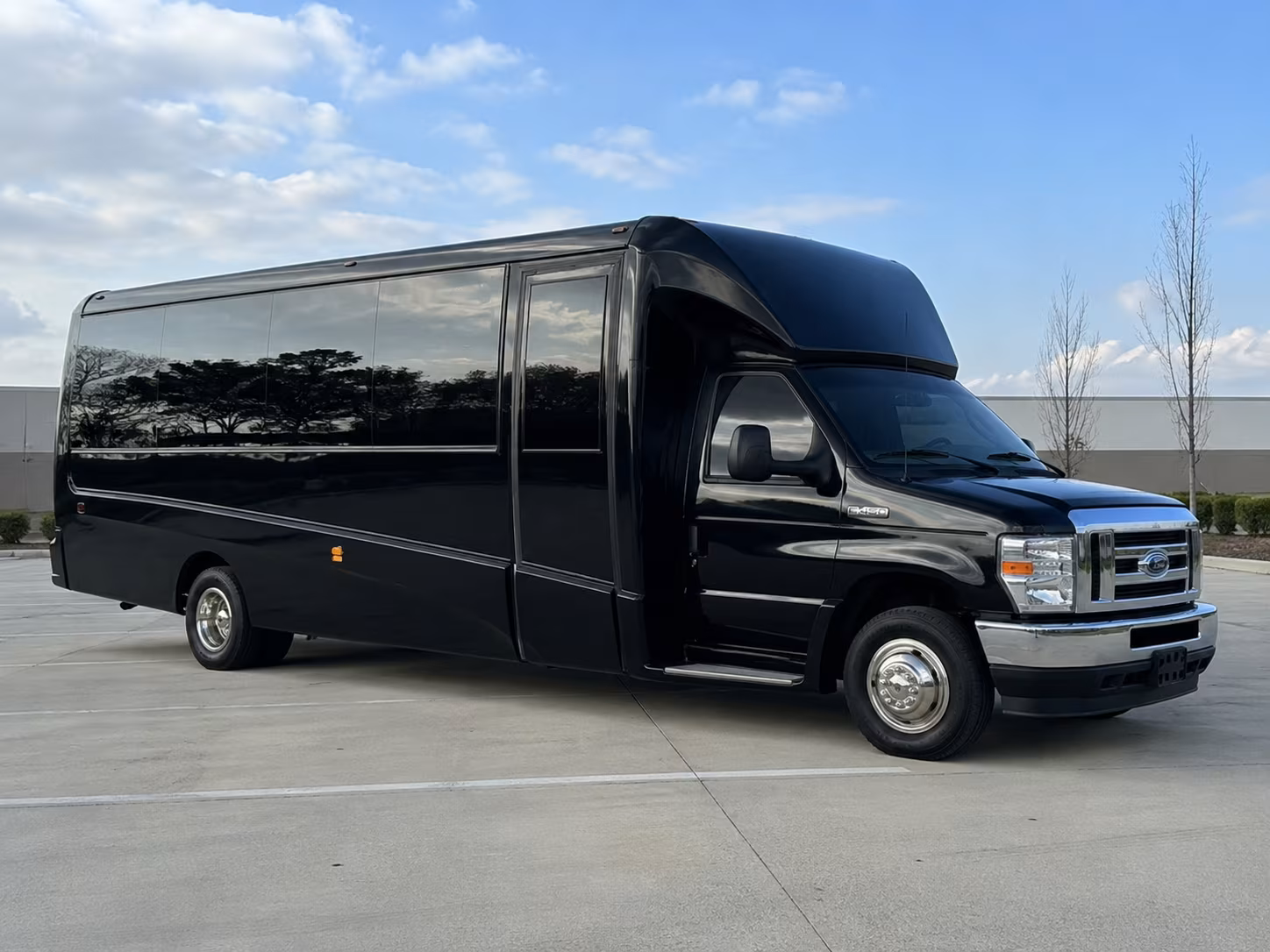 Goodyear Corporate Transportation party bus exterior