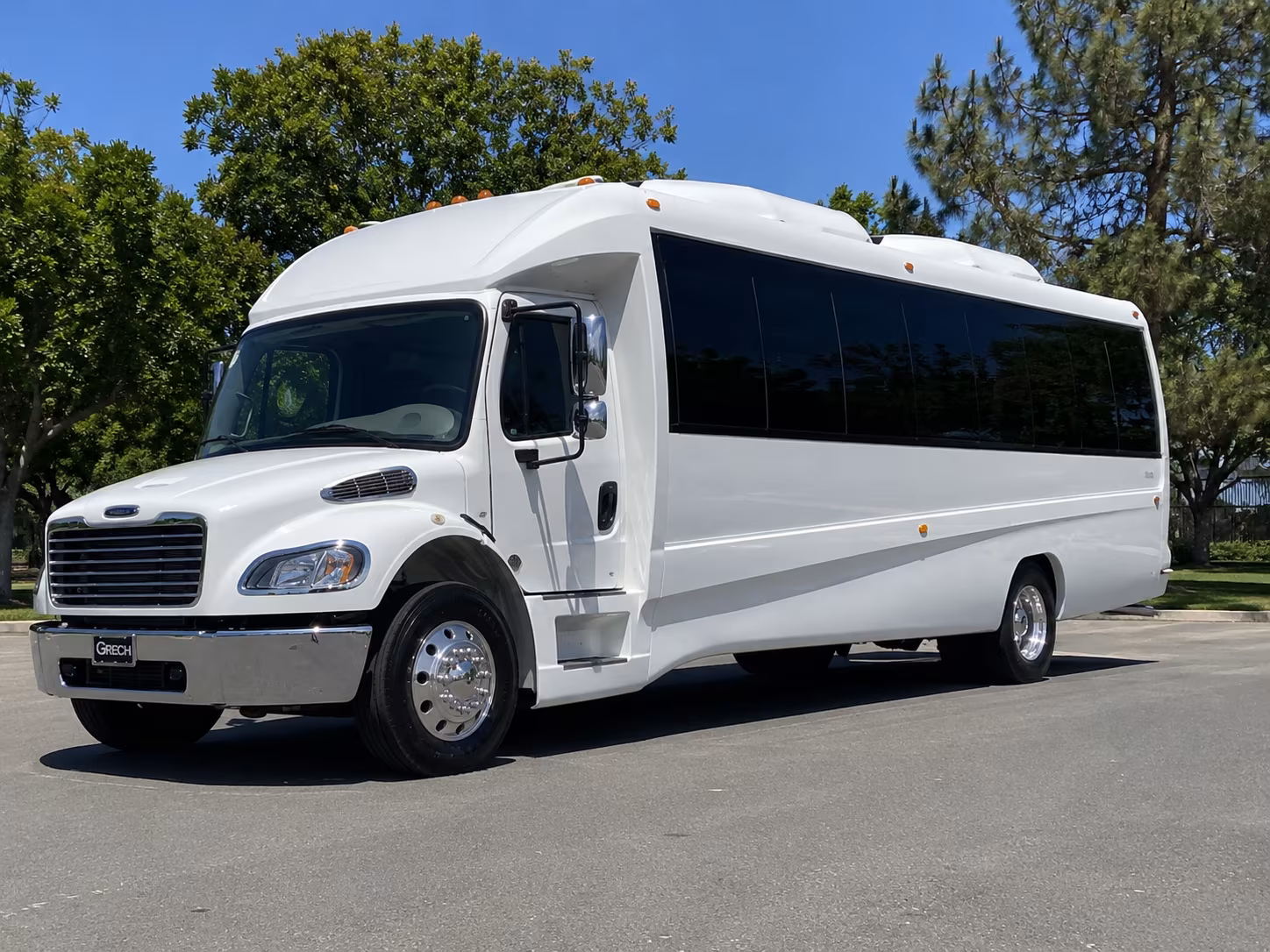 Goodyear Private Event Transportation party bus exterior