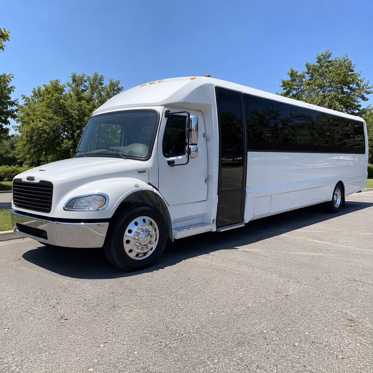 Goodyear School Event Transportation party bus exterior