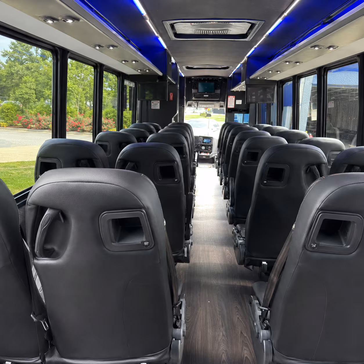 Goodyear School Event Transportation party bus exterior