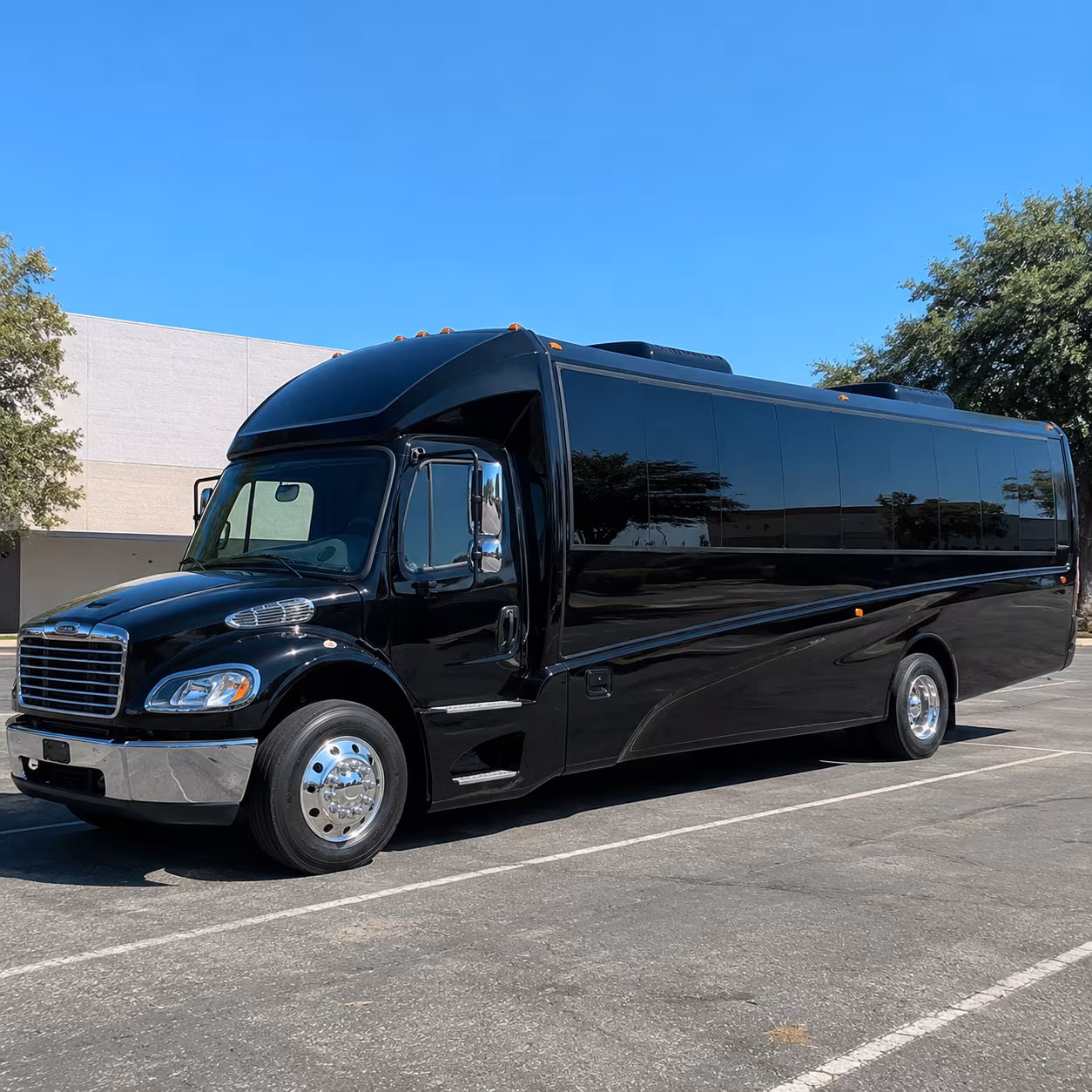 Goodyear School Event Transportation party bus exterior