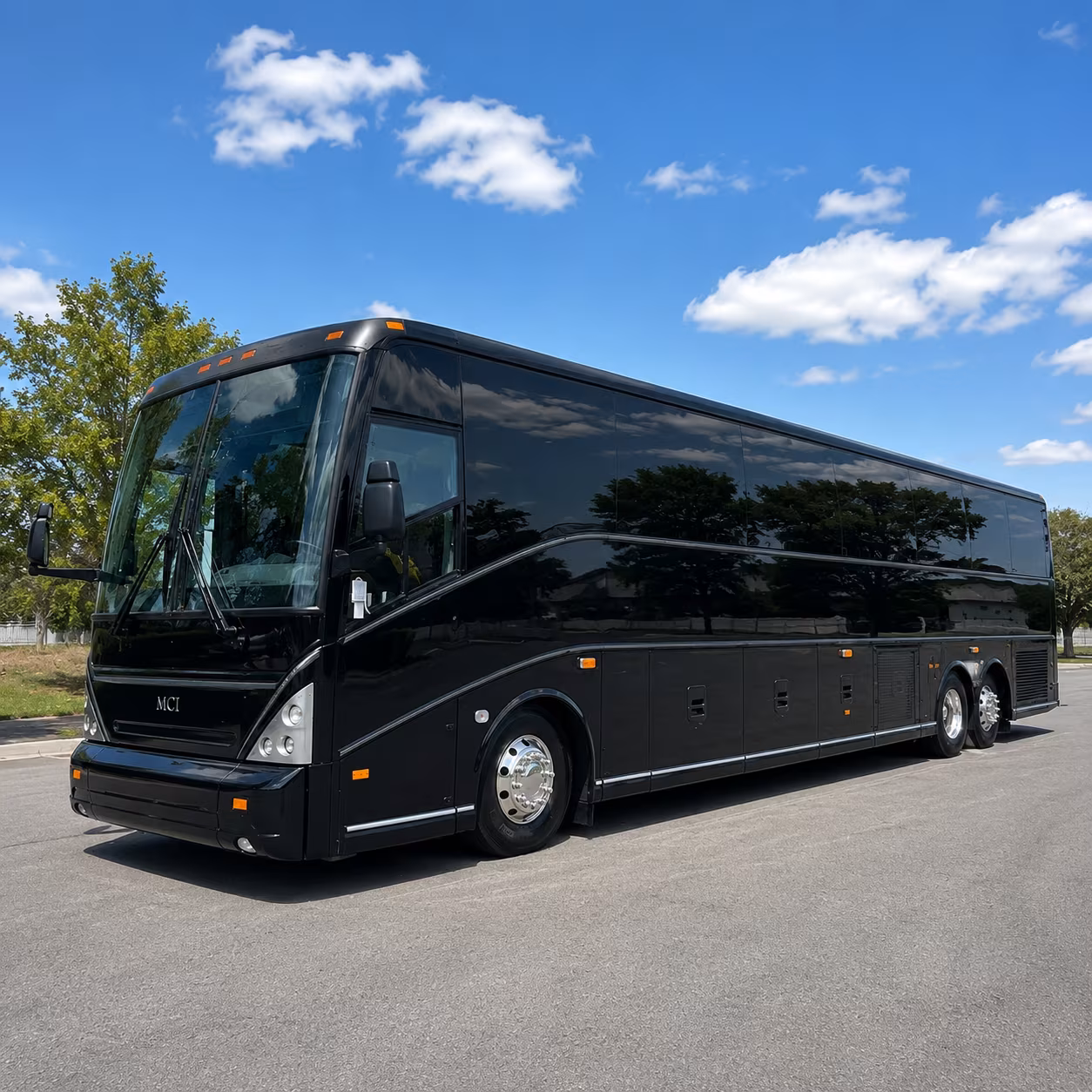 Goodyear School Event Transportation party bus exterior