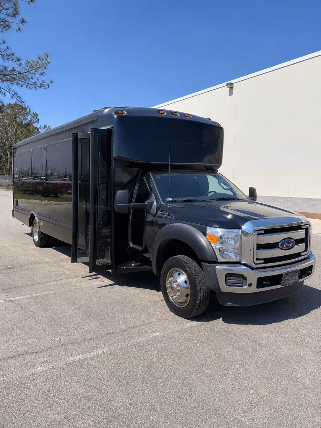 Goodyear Sporting Event Transportation party bus exterior