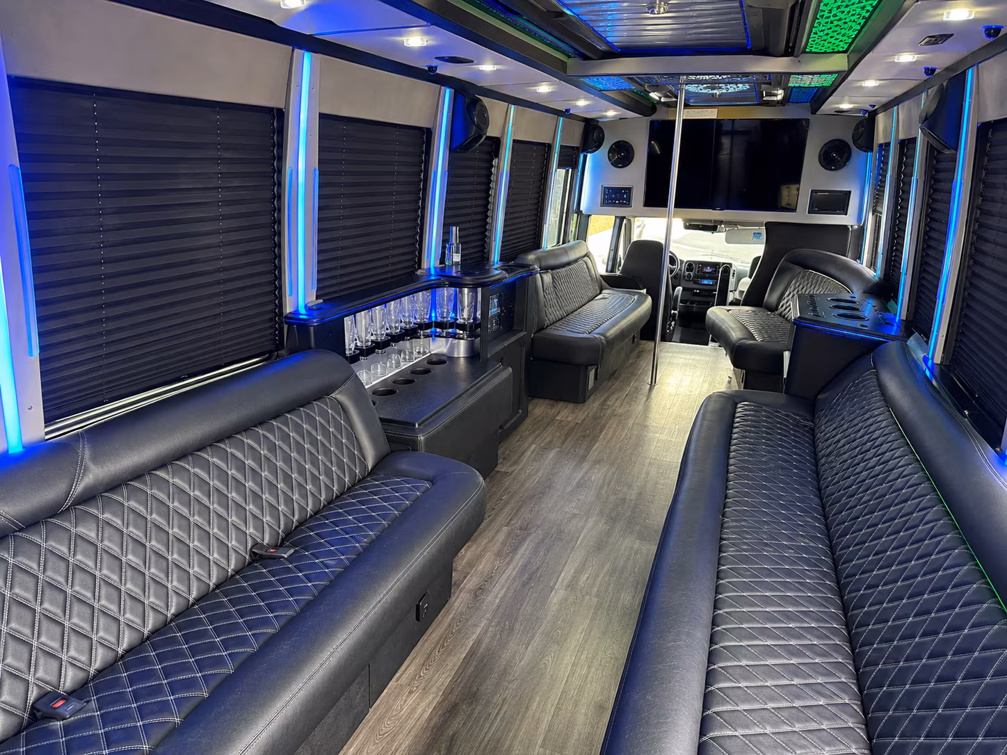 Goodyear Wedding Transportation party bus exterior