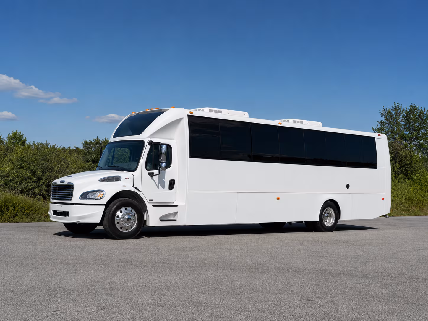 Goodyear Wedding Transportation party bus exterior