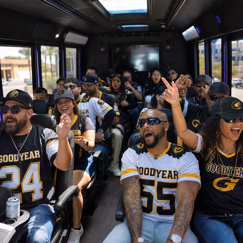 Goodyear Sporting Event Transportation fleet vehicle