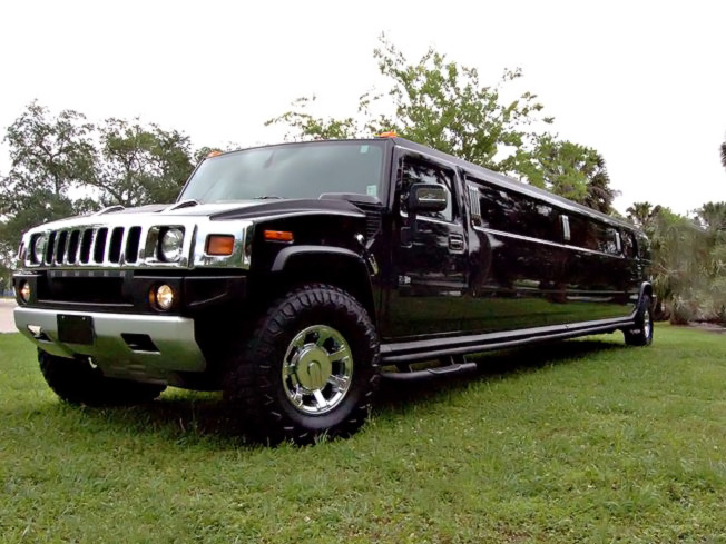 Goodyear Black Hummer Limo