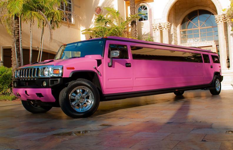 Goodyear Pink Hummer Limo